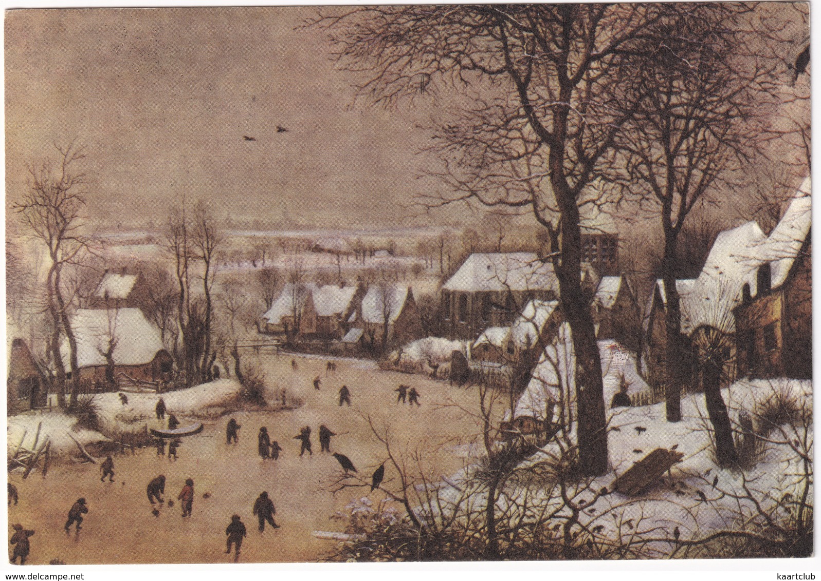 Brueghel P. (1525-1569) - Winter Landscape With Skaters / Paysage Hivernal Avec Patineurs - Schilderijen