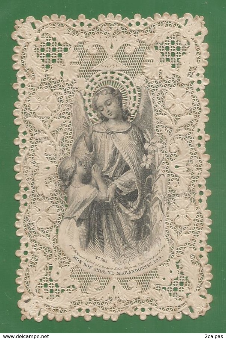 Image Religieuse - Canivet Mecanique Bouasse Lebel N° 565 Mon Bon Ange Ne M ' Abandonnez Pas - Devotion Images