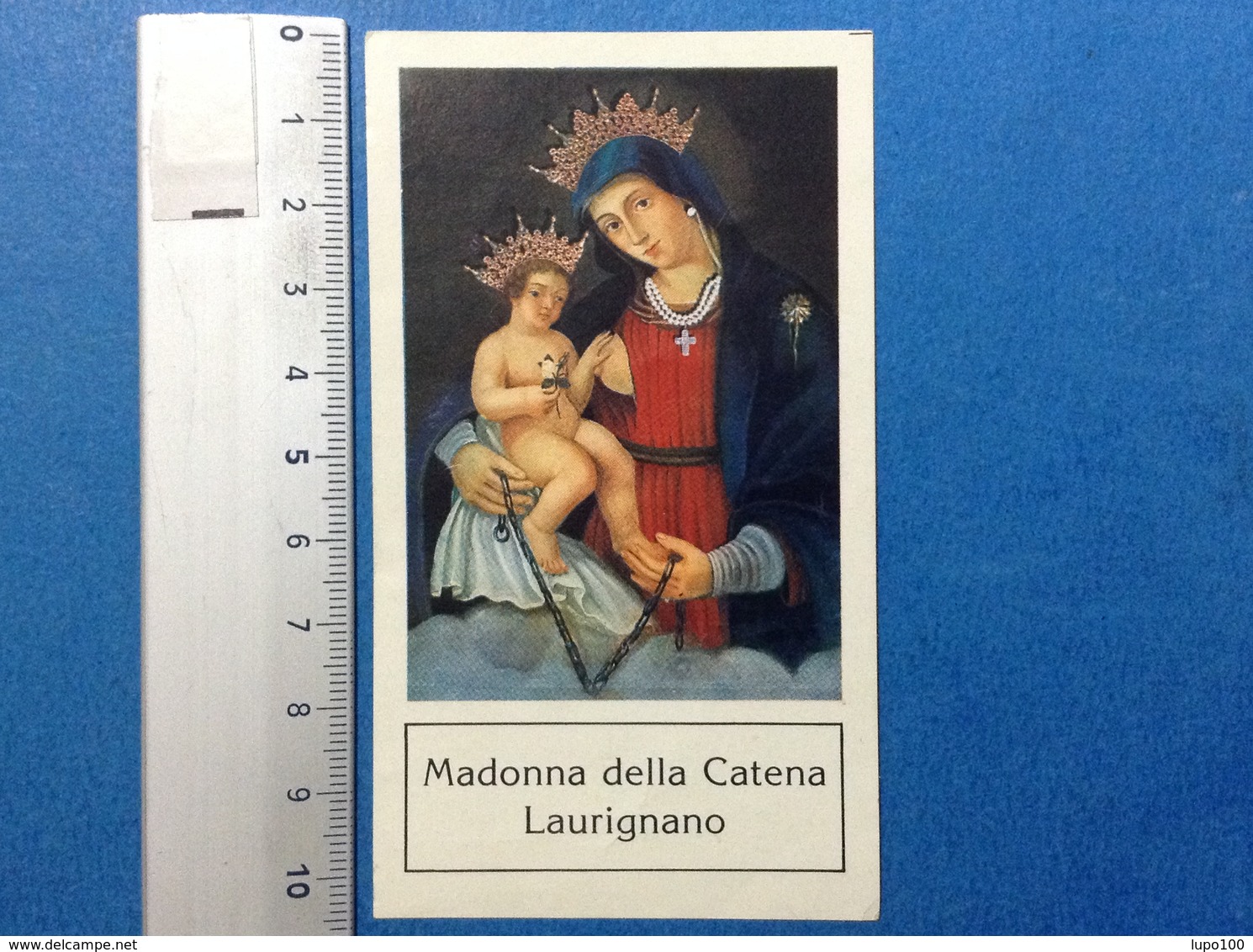 SANTINO HOLY CARD MADONNA DELLA CATENA LAURIGNANO COSENZA - Devotion Images