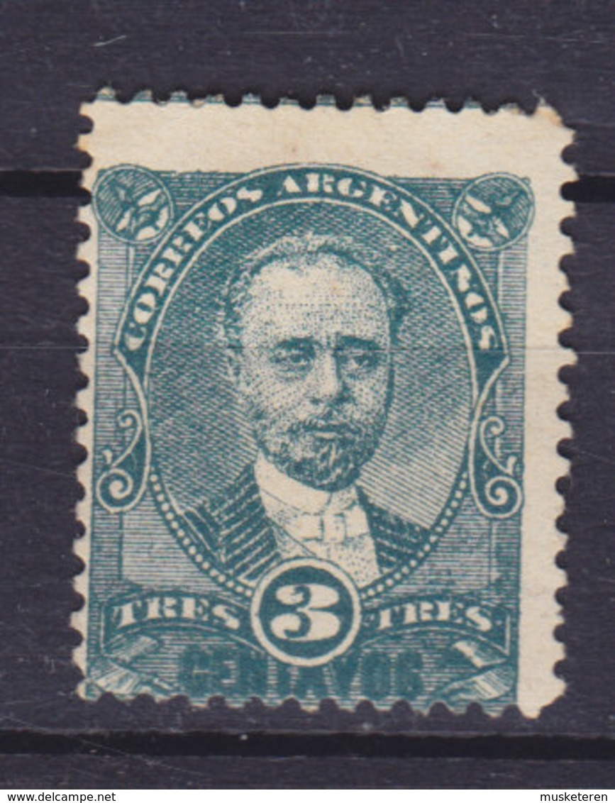 Argentina 1888 Mi. 53      3c. Miguel Juárez Celmán, Politiker (1844-1909) MH* - Unused Stamps