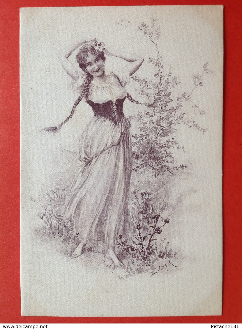 Illustrateur EMILE CZECH - FEMME ELEGANTE - ELEGANTE VROUW - Autres & Non Classés