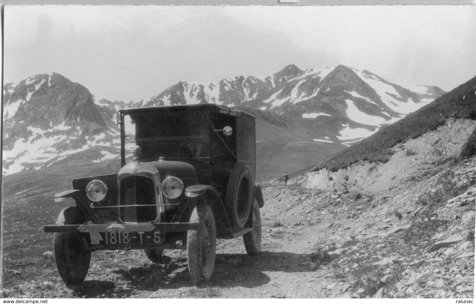 Automobile Non Identifiée -photo Ancienne Originale - Cars