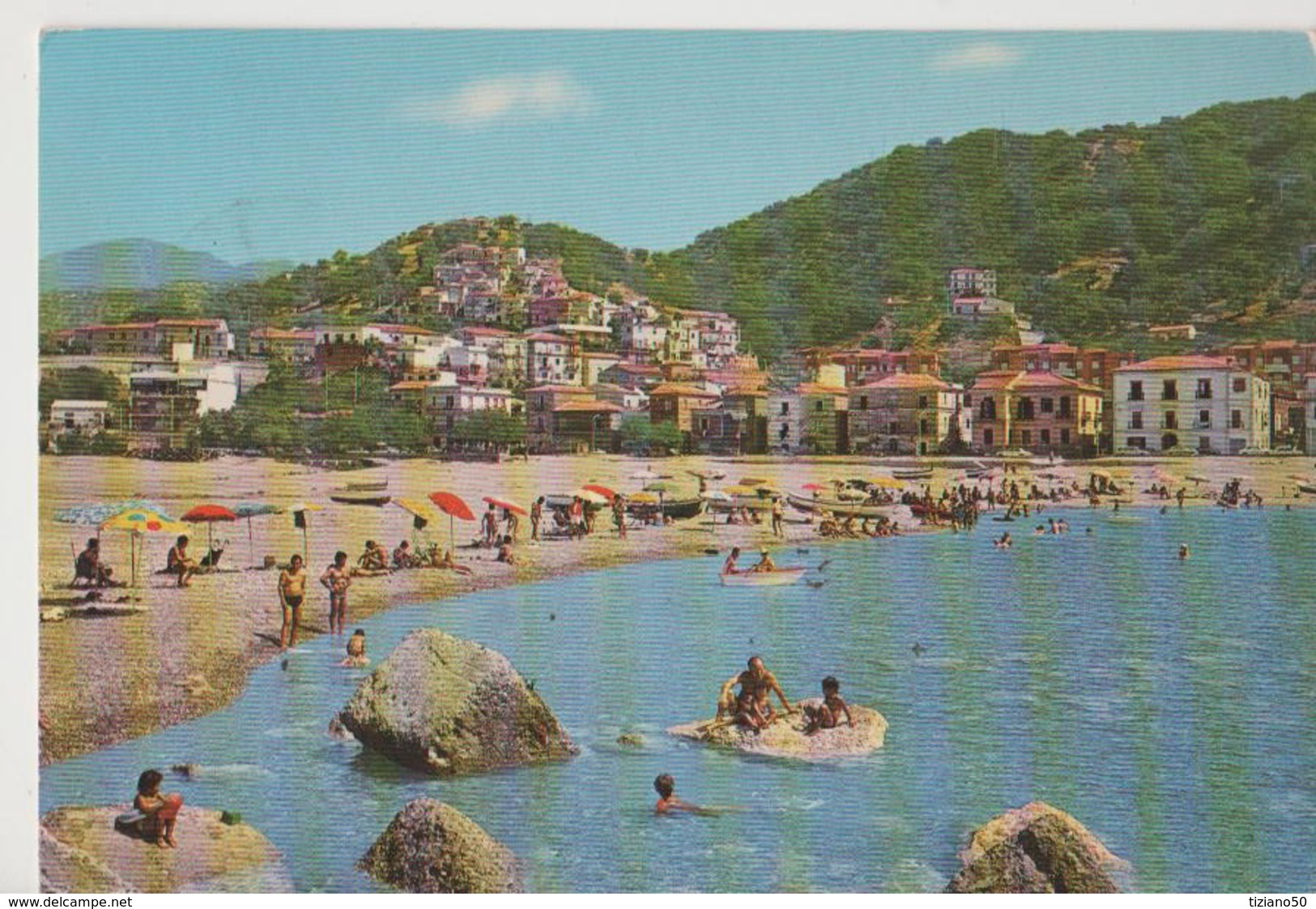 CITTA DEL CAPO LA SPIAGGIA-PANORAMA-VIAGGIATA-1980-FG-MT.1103 - Cosenza