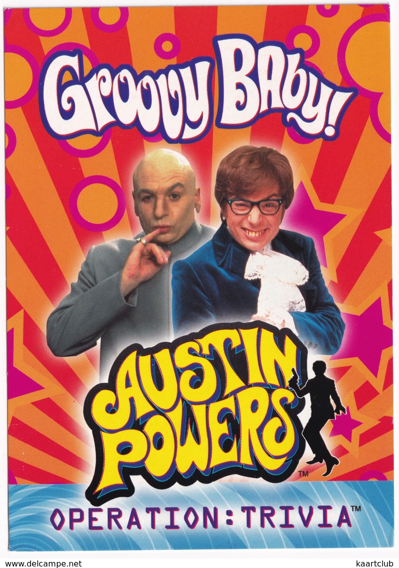 Austin Powers - Groovy Baby ! - Operation : Trivia - (1999) - Posters Op Kaarten