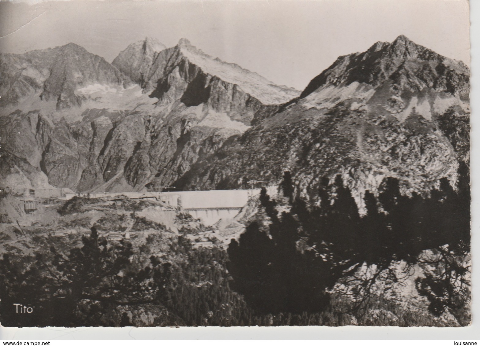 19 / 7 / 87. - VALLÉE  D'AURE  ( 65 ) BARRAGE  DE  CAP DE LONG  - CPM - Vielle Aure