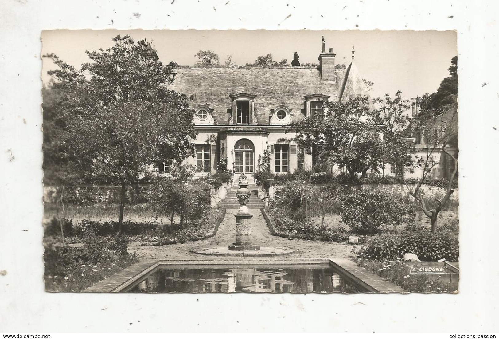 Cp, 37 ,  SAINT CYR SUR LOIRE , La BECHELLERIE ,  écrite 1955 - Saint-Cyr-sur-Loire