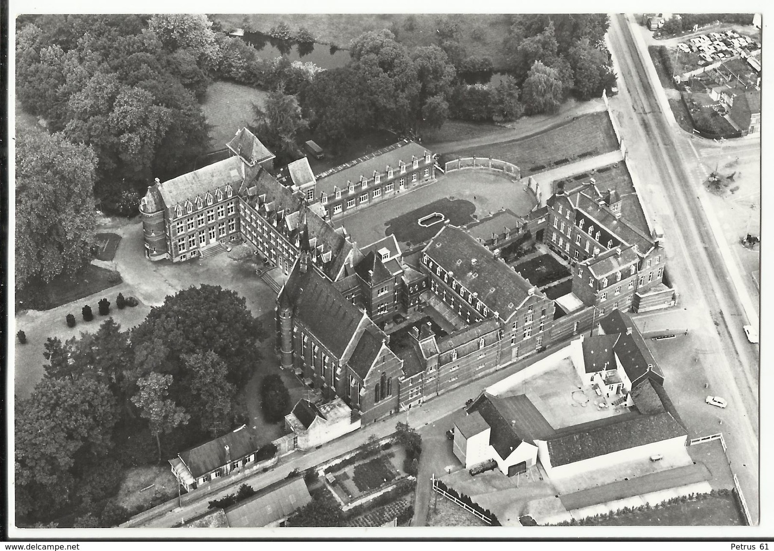 Vue Aérienne Du Château D’Ollignies (Lessines) Vers 1970 Ed. Privée Etablissements Fernand Devresse Ollignies - Lessines