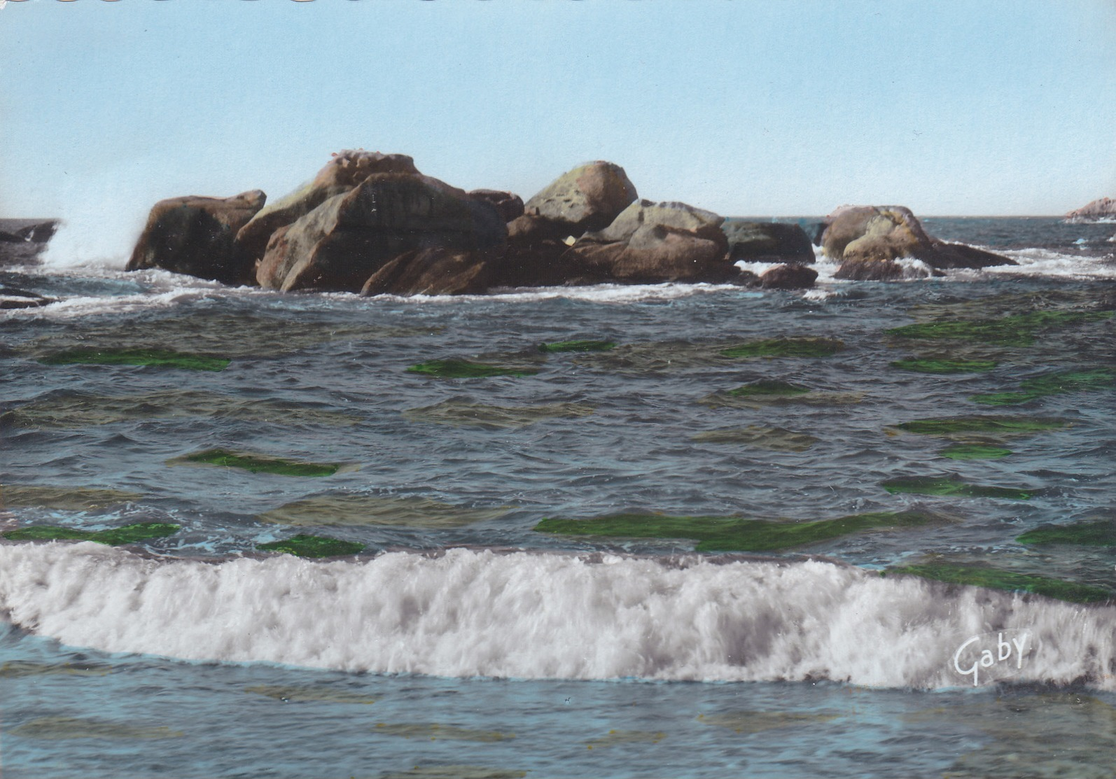 CP Finistère - Brignogan - Plouneour-Trez  Effet De Vague -  Artaud - Gaby. - Brignogan-Plage