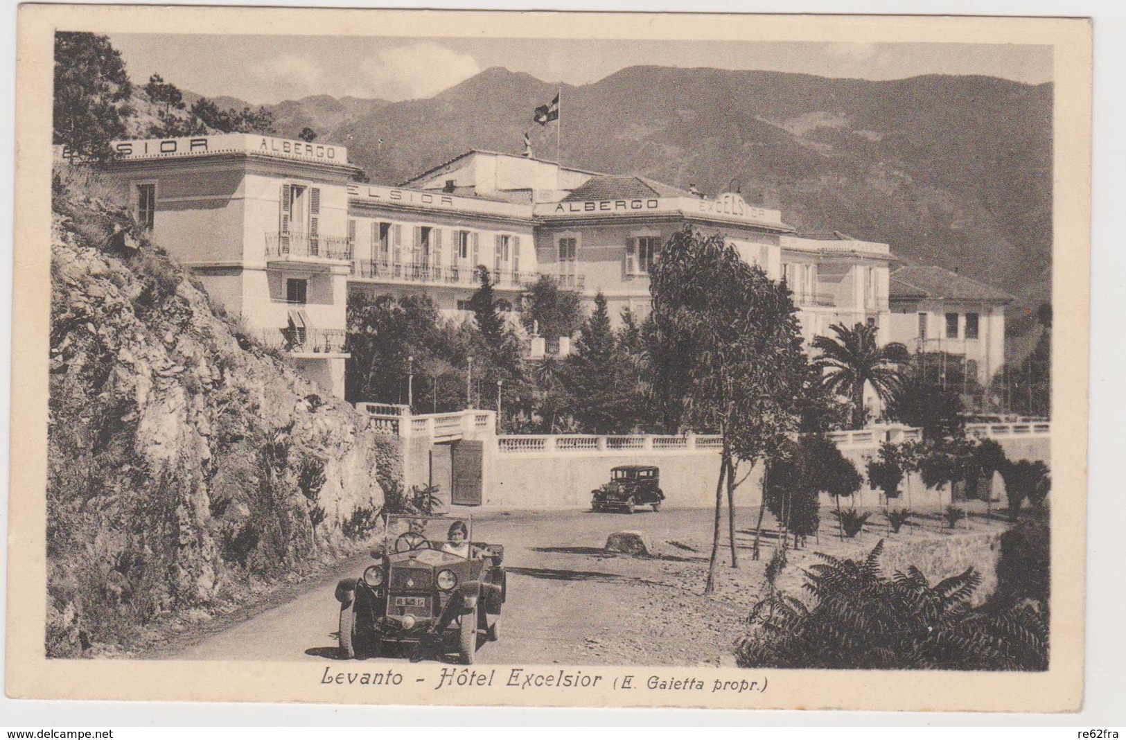 Levanto (SP) , Hotel Excelsior (E. Galetta Propr.)  - F.p. -  Anni '1930 - La Spezia