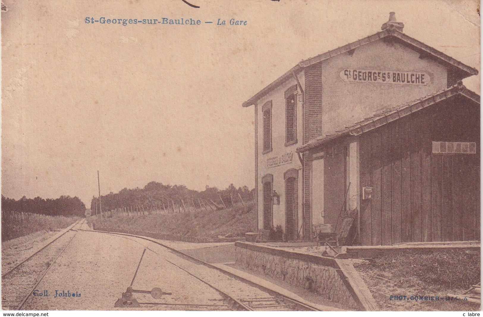 ST - GEORGES - SUR - BAULCHE : LA GARE . - Saint Georges Sur Baulche