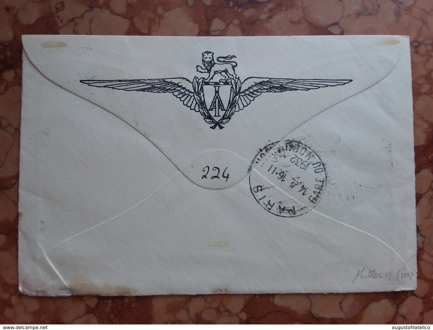 EX COLONIE INGLESI - SUD AFRICA Anni '30 - 1° Volo Postale Dal Sudafrica Alla Svizzera Con Annullo Retro + Spese Postali - Posta Aerea