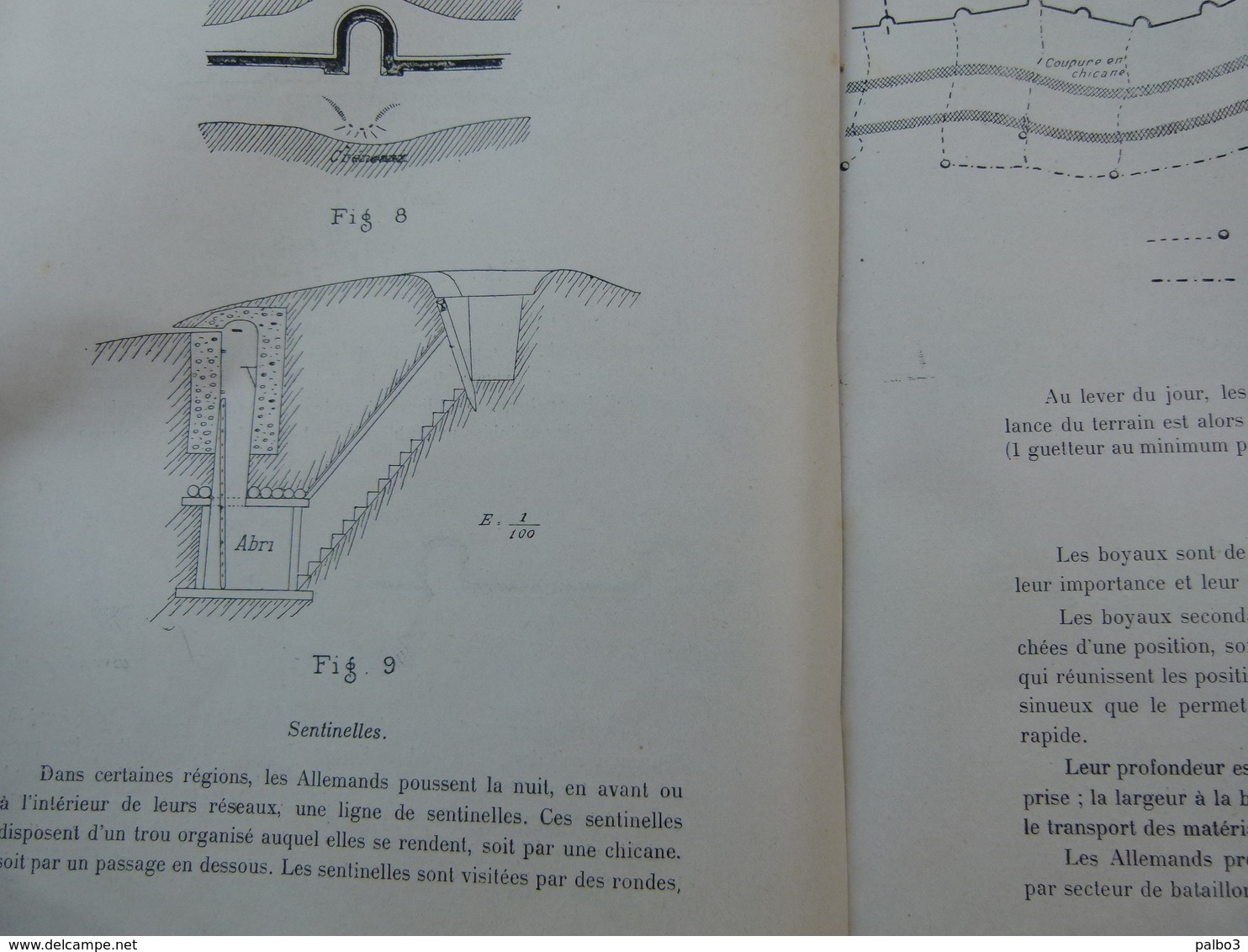 SECRET Rare Manuel Livre etat major Notes sur l'interprétations des Photographies Aeriennes 1916