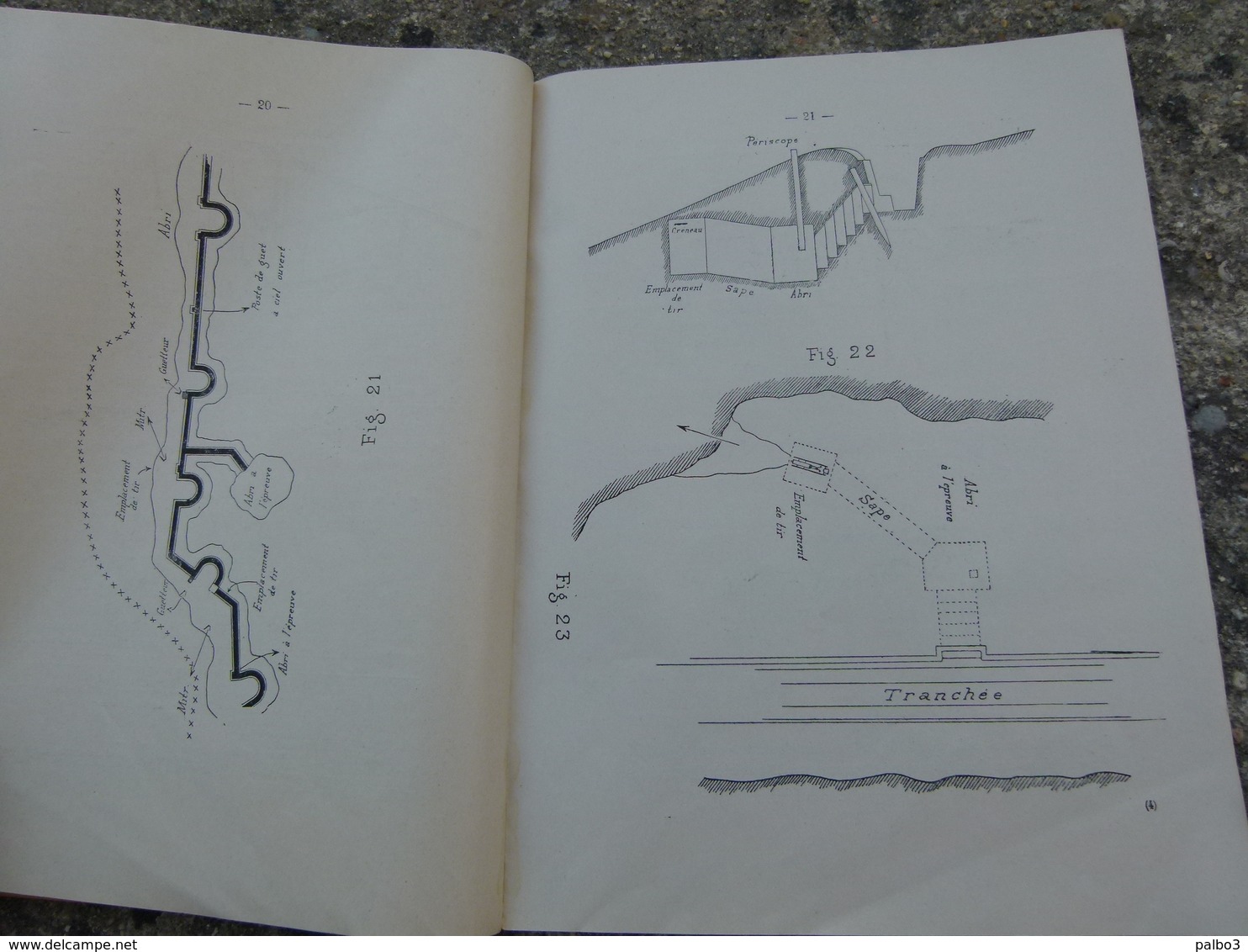 SECRET Rare Manuel Livre etat major Notes sur l'interprétations des Photographies Aeriennes 1916