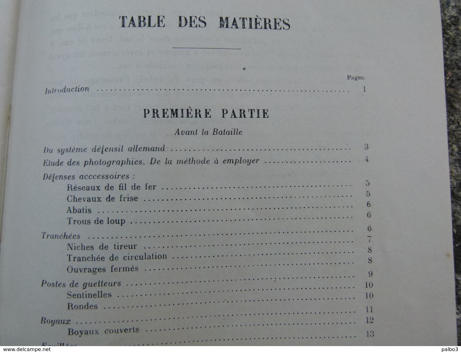 SECRET Rare Manuel Livre etat major Notes sur l'interprétations des Photographies Aeriennes 1916