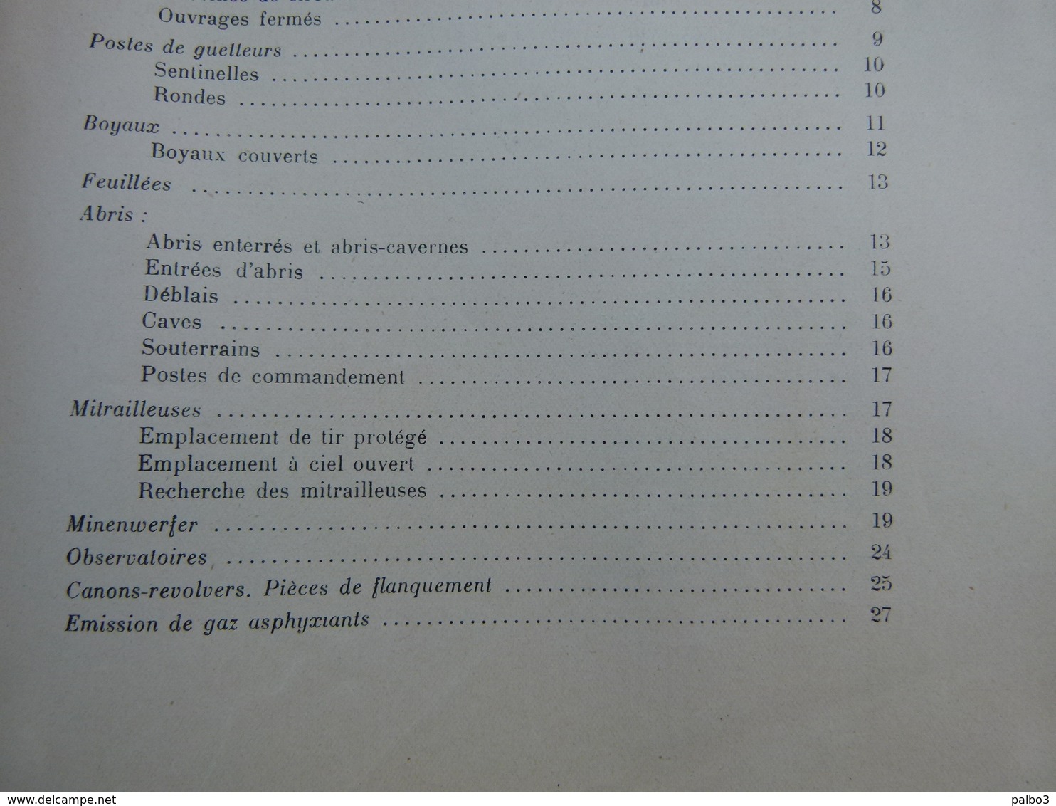 SECRET Rare Manuel Livre etat major Notes sur l'interprétations des Photographies Aeriennes 1916