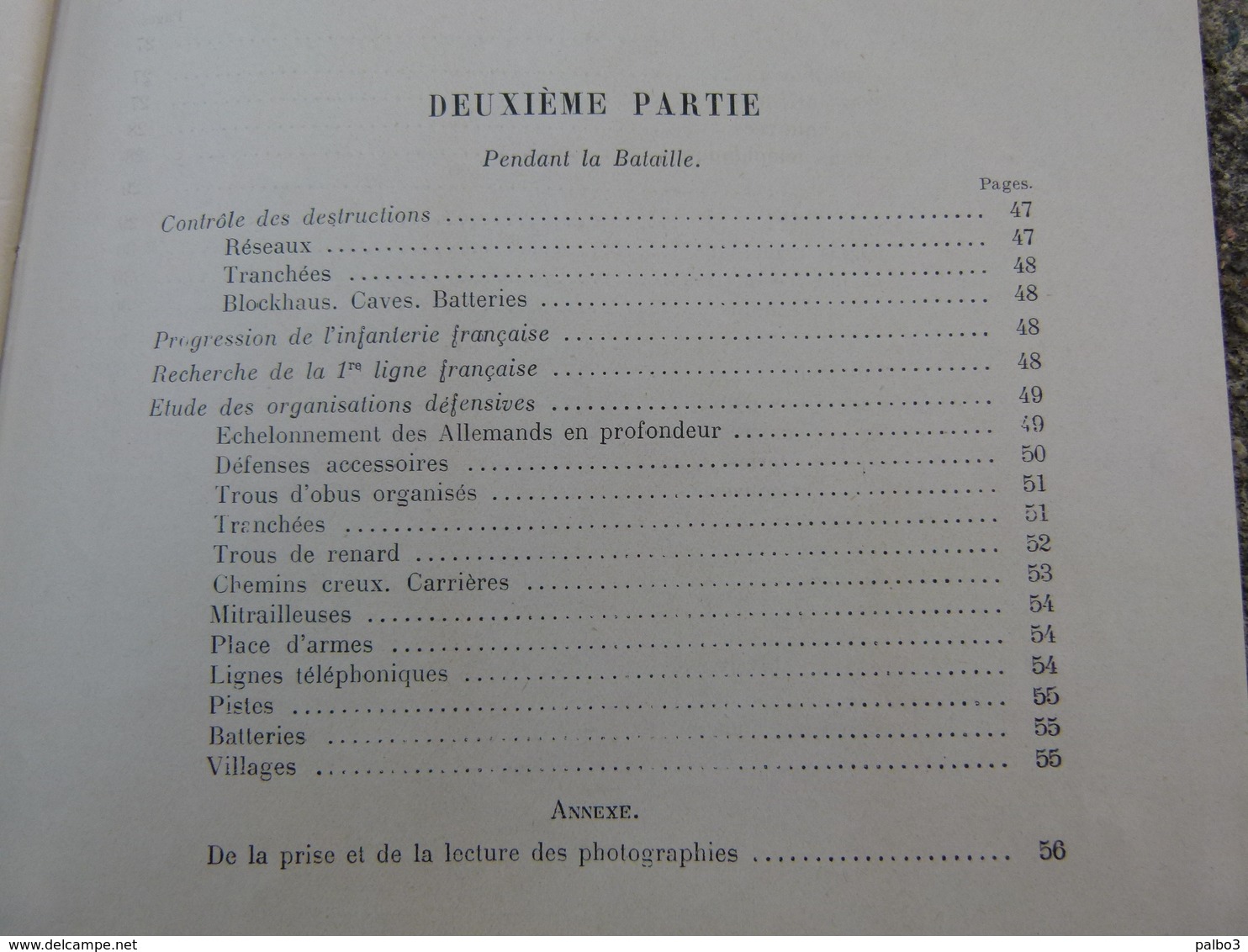 SECRET Rare Manuel Livre etat major Notes sur l'interprétations des Photographies Aeriennes 1916