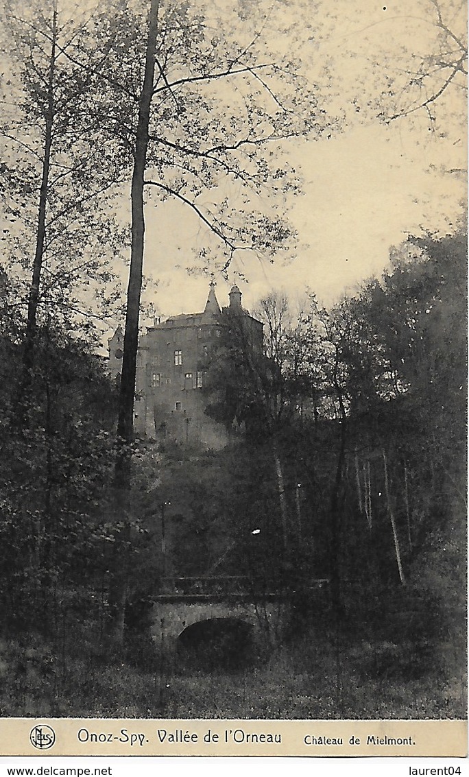 JEMEPPE-SUR-SAMBRE.ONOZ-SPY. (ENVIRONS DE SAMBREVILLE).  CHATEAU DE MIELMONT - Jemeppe-sur-Sambre