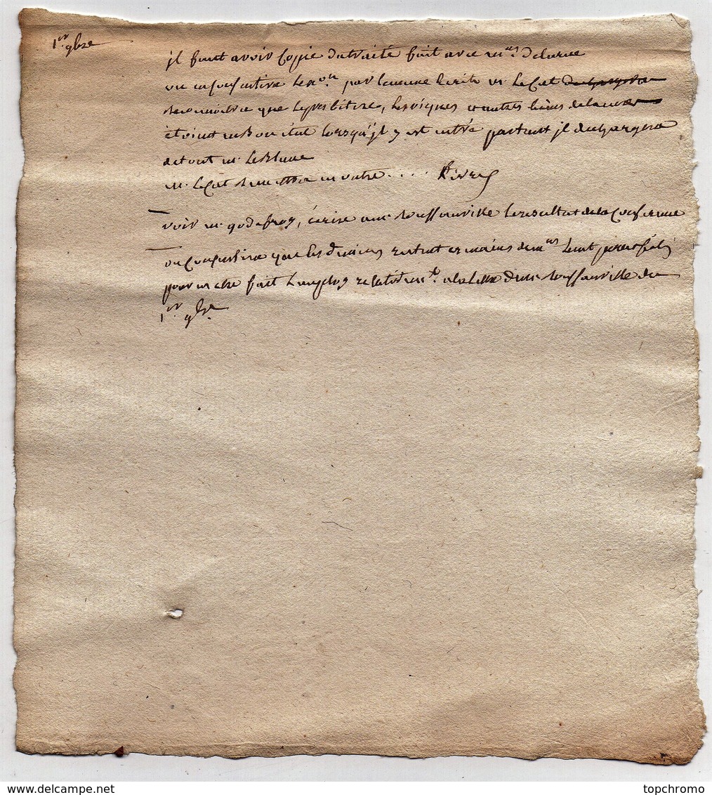 Correspondance lettre acte Beauvais Morel procureur baillage Paroisse Curé Le Blanc Lecat (1766) une vingtaine de docume