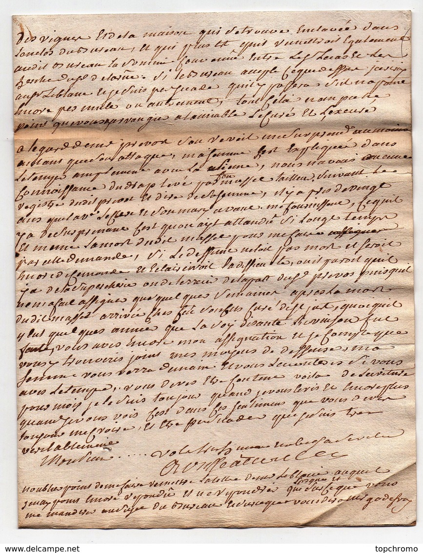 Correspondance lettre acte Beauvais Morel procureur baillage Paroisse Curé Le Blanc Lecat (1766) une vingtaine de docume