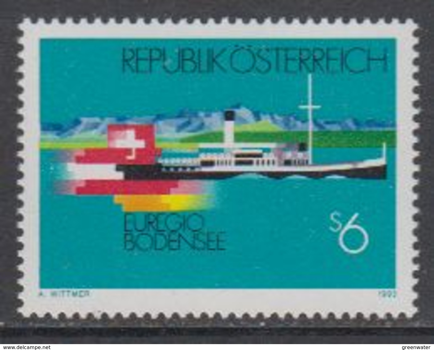 Austria 1993 Euregio Bodensee 1v ** Mnh (43633G) - Europese Gedachte