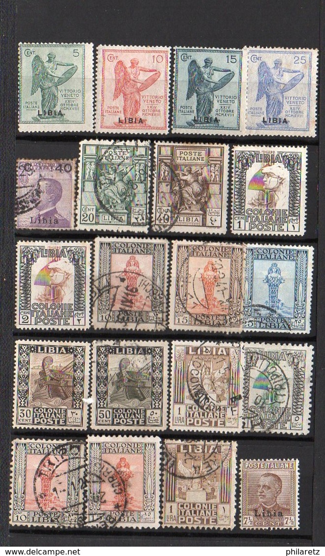 Colonies Italiennes : Collection, lot de plus de 240 timbres différents TOUS ETATS neufs ou oblitérés