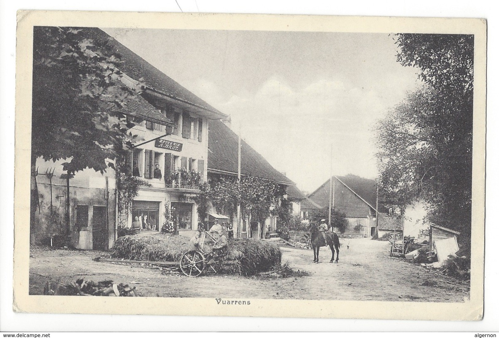 23160 - Vuarrens Epicerie Brot Et Cheval 1915 - Vuarrens