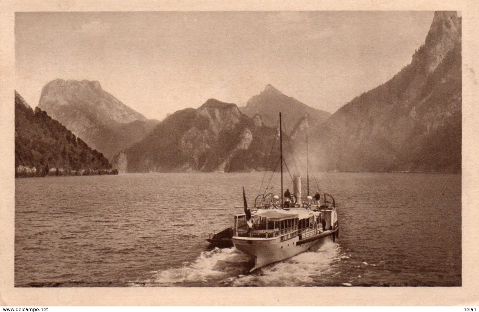 SALZKAMMERGUT-TRAUNSEE VON EBENSEE- VIAGGIATA 1923 - Ebensee