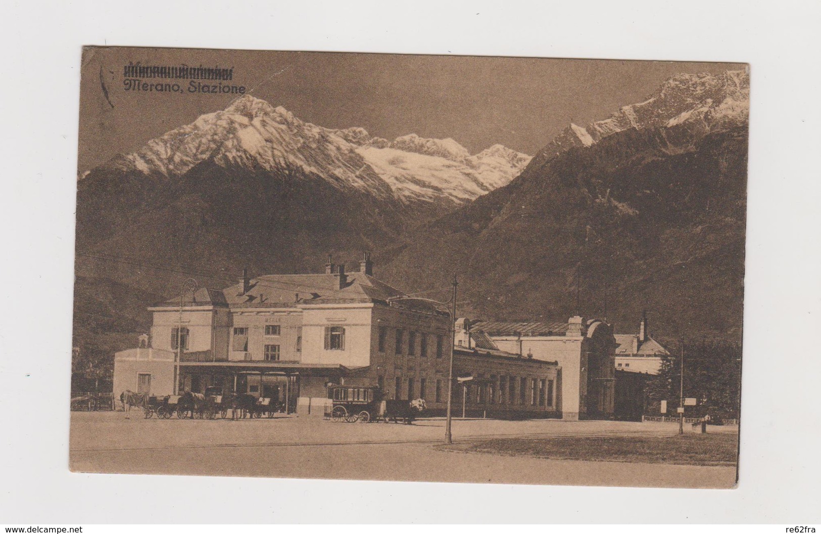 Merano (BZ),  Stazione   - F.p. -  Anni '1910 - Merano