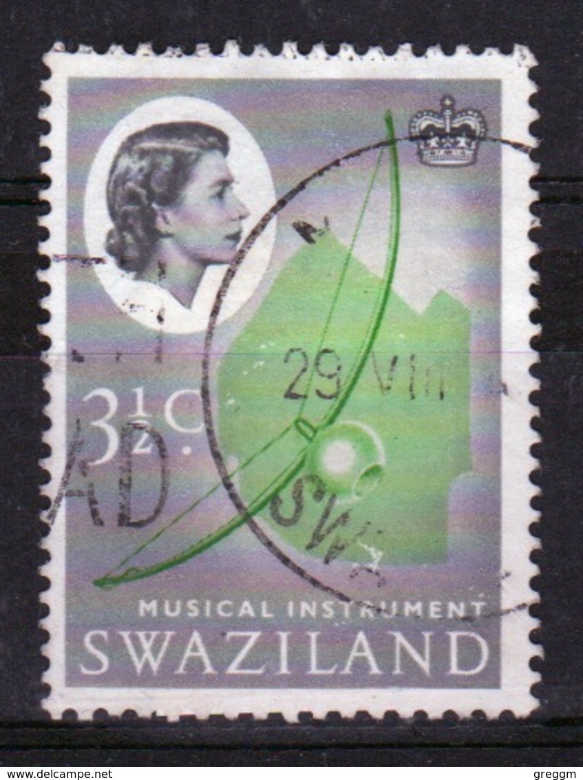 Swaziland Queen Elizabeth 1962 Single 3½c Definitive Stamp. - Swaziland (...-1967)