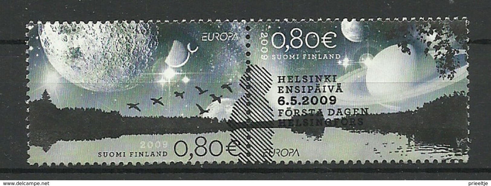 Finland 2009 Europa Astronomy Pair Y.T. 1934/1935 (0) - Usati