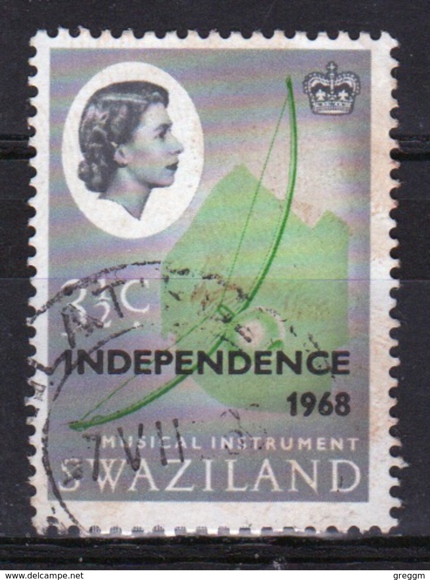 Swaziland Queen Elizabeth 1968 Single 3½c Definitive Independence Stamp. - Swaziland (1968-...)