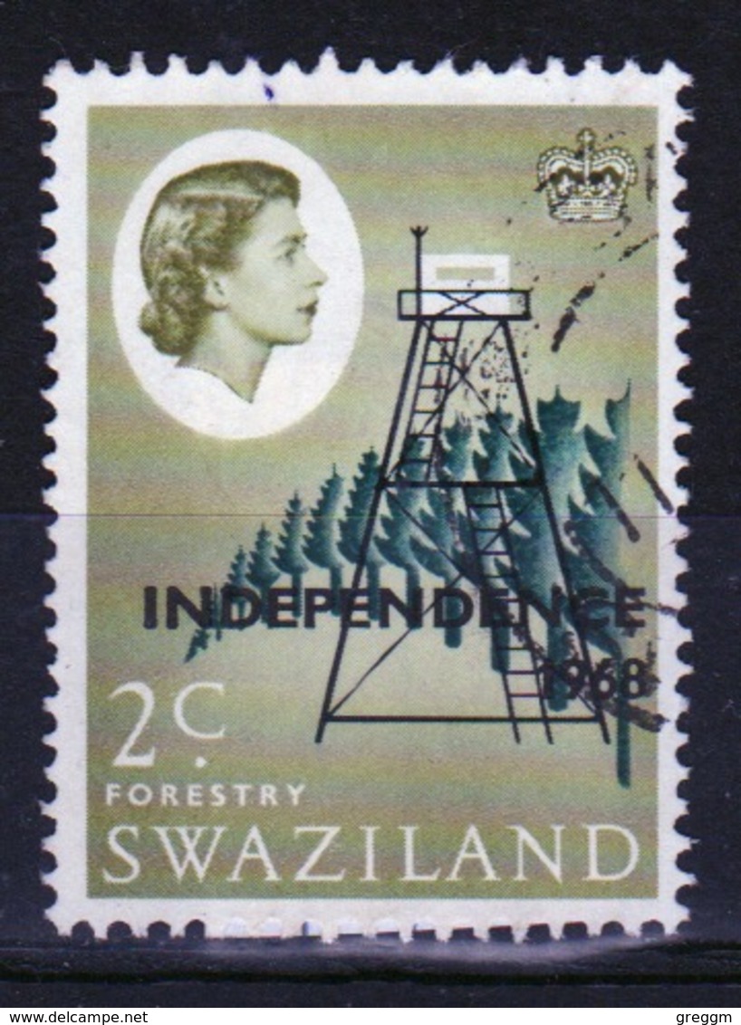 Swaziland Queen Elizabeth 1968 Single 2c Definitive Independence Stamp. - Swaziland (1968-...)