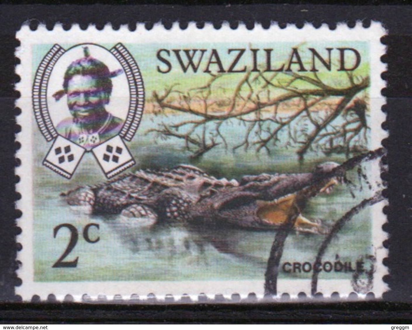 Swaziland Queen Elizabeth 1969 Single 2c Definitive Animals Stamp. - Swaziland (1968-...)