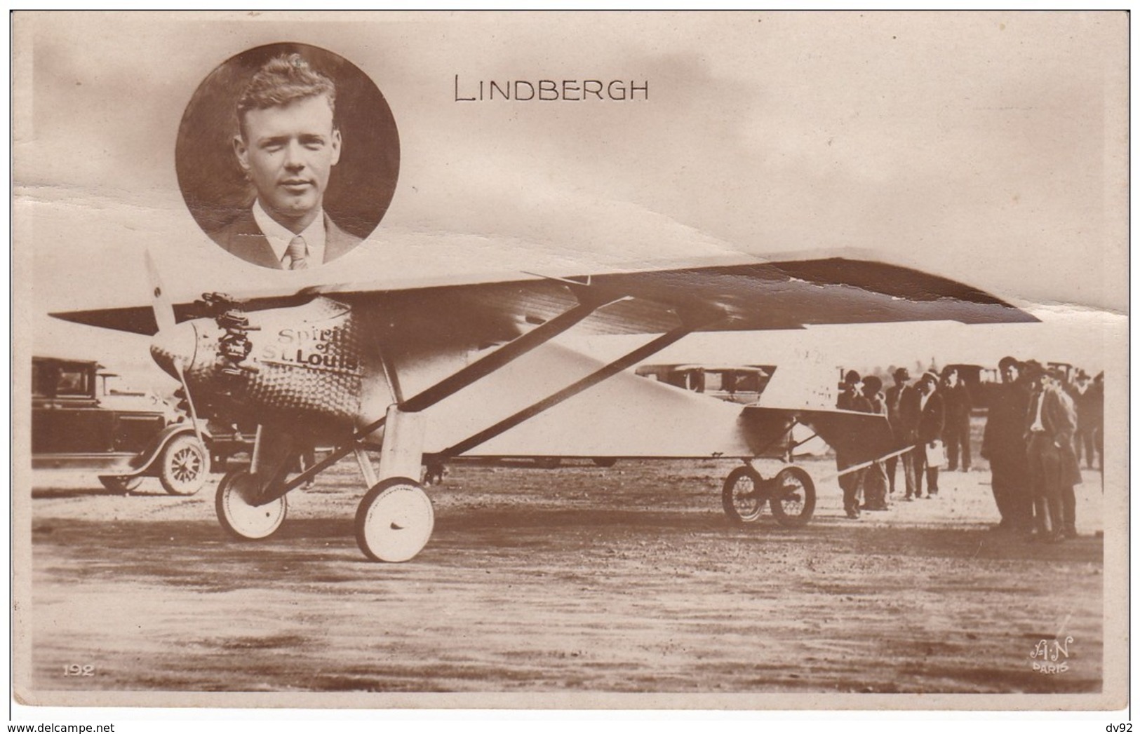 AVIATION SPIRITE OF SAINT LOUIS LINDBERGH - Aviateurs