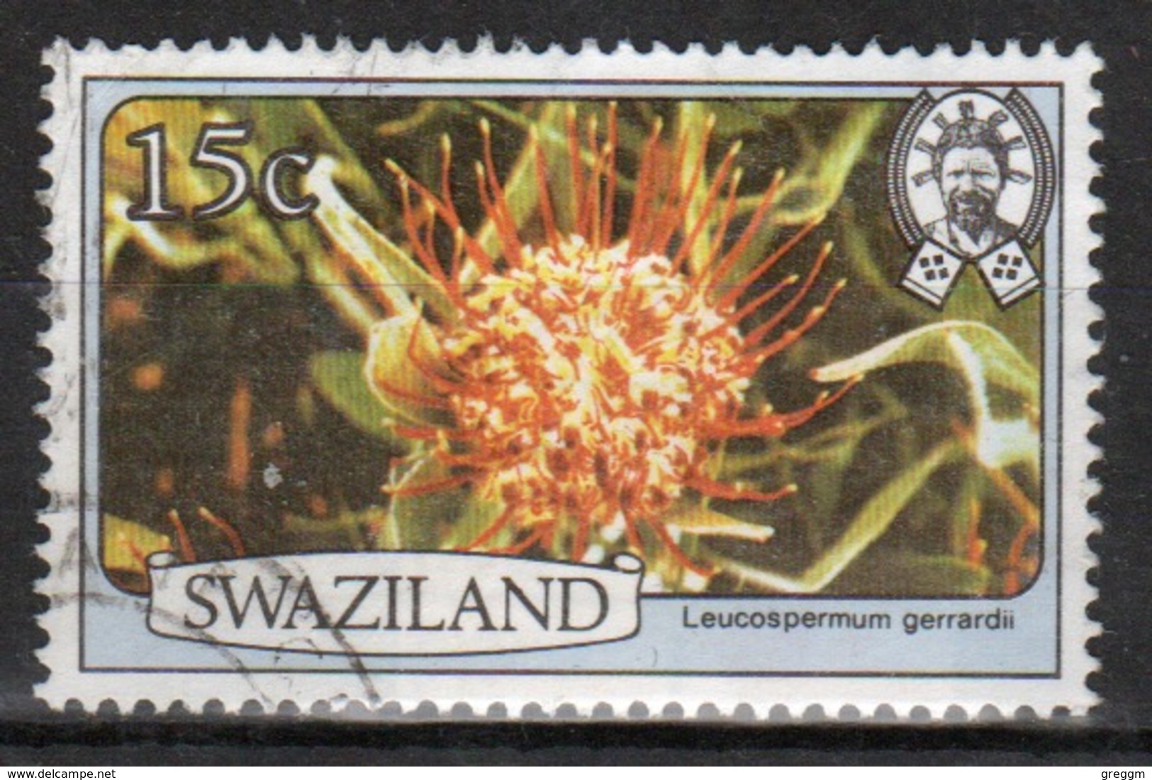 Swaziland  1980 Single 15c Flowers Stamp. - Swaziland (1968-...)