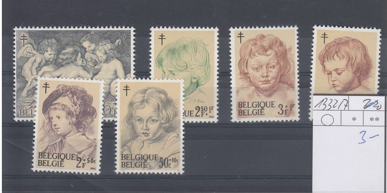 Belgien Michel Cat.No. Mnh/** 1332/1237 - Ungebraucht