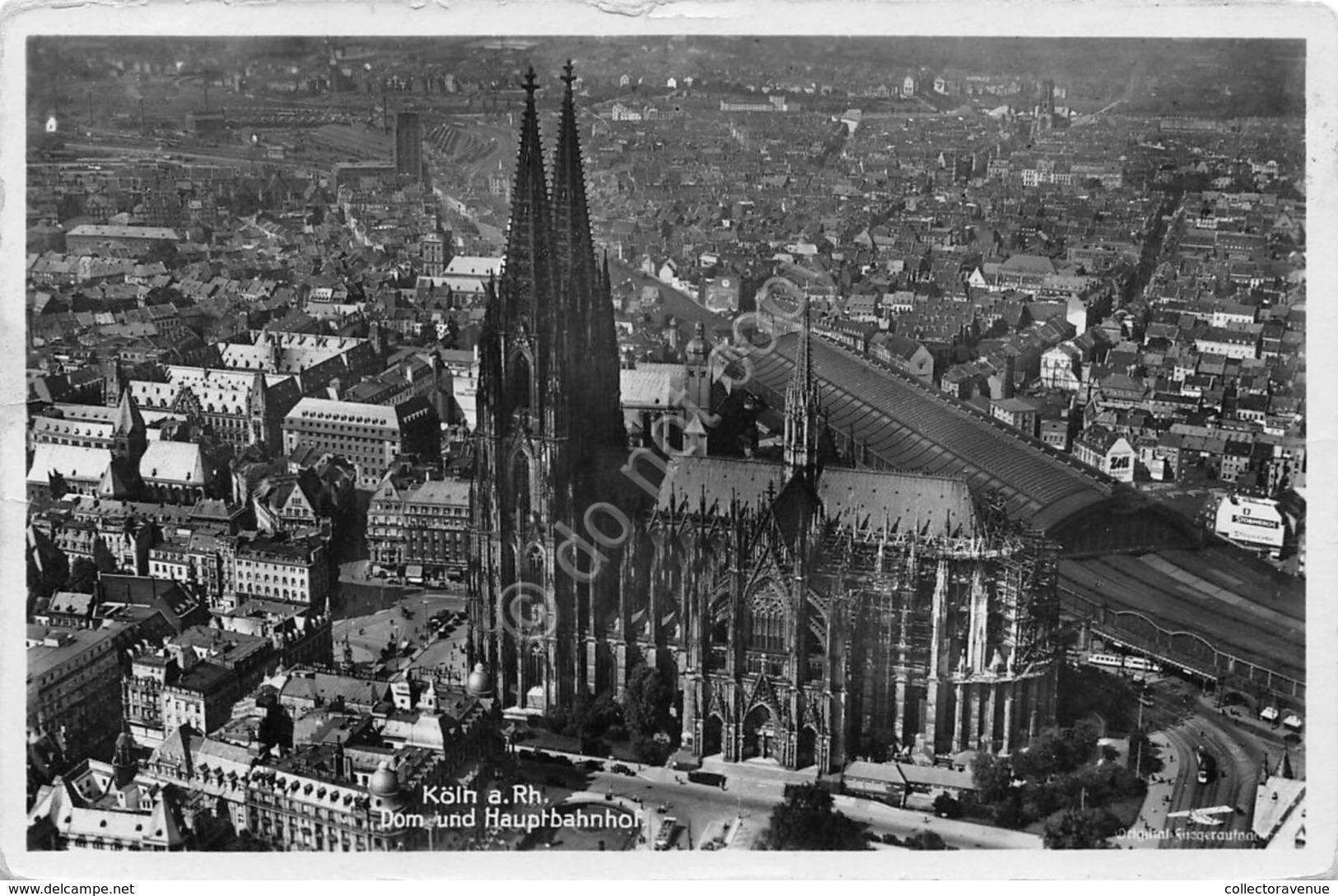 Cartolina Koln A. Rh. Dom Und Hauptbahnhof 1936 - Non Classificati