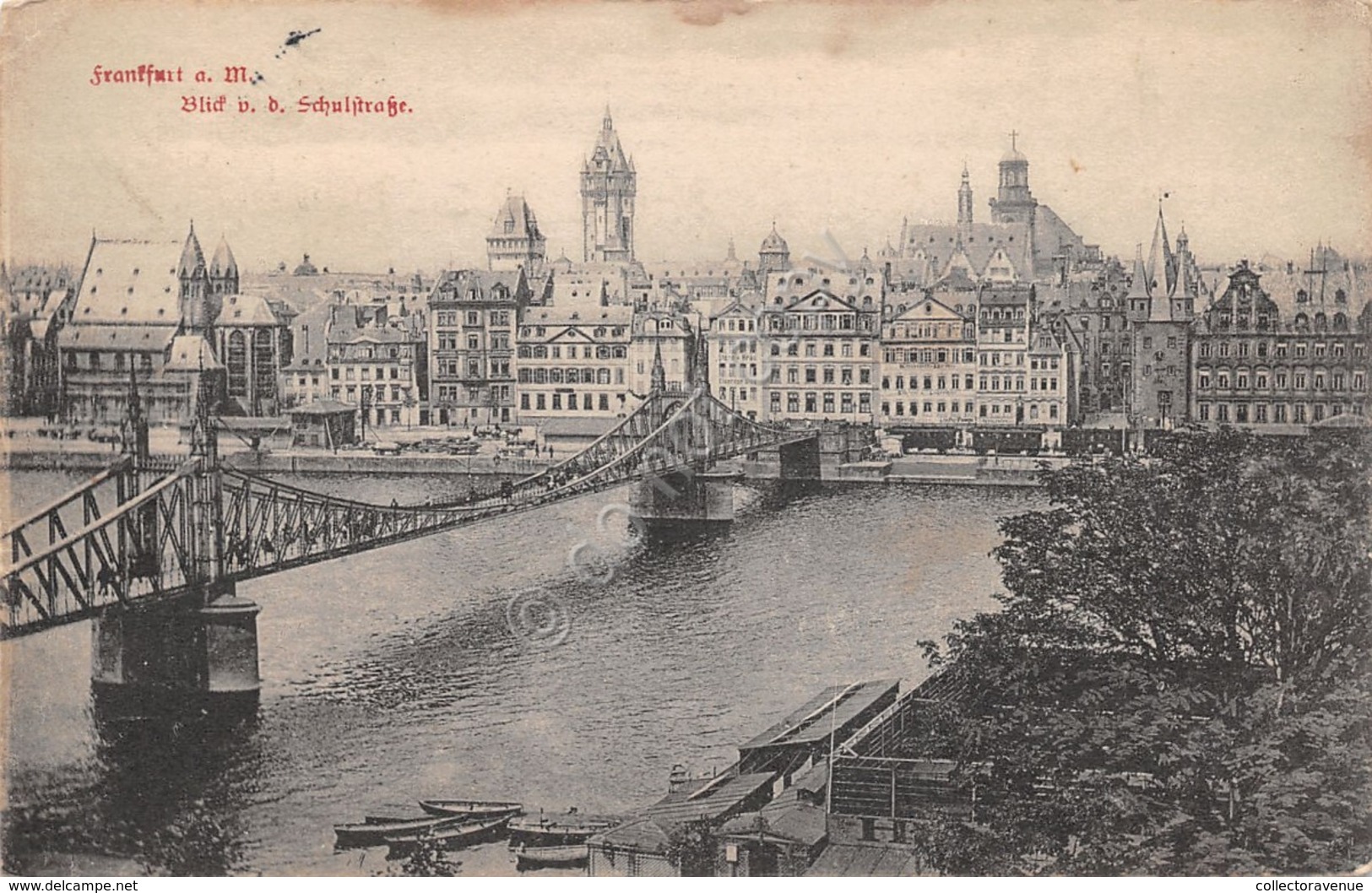 Cartolina Frankfurt A. M Blid B.d.Schlistrasse 1912 - Ohne Zuordnung