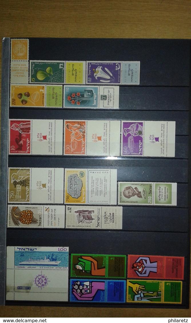 Israël : Lot De 28 Timbres Neufs ** Ou * Avec Tabs - Cote (Y&T 2008) : 145€ - Collections, Lots & Series