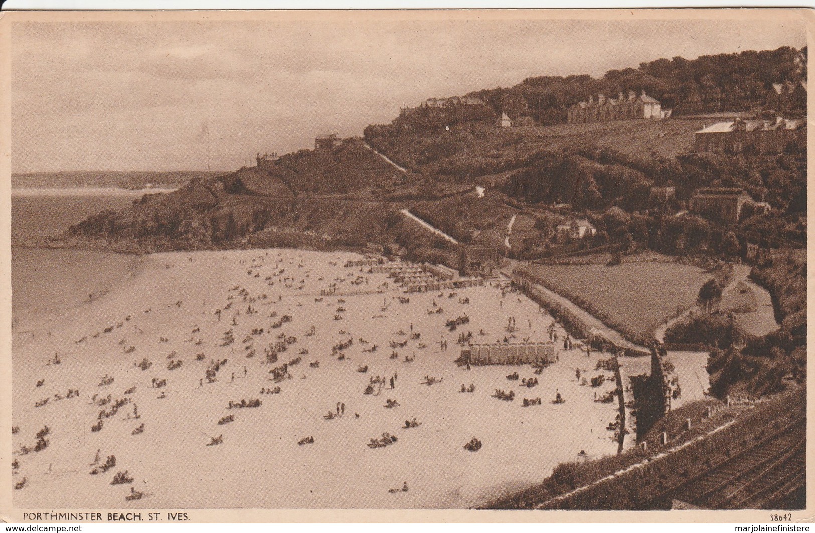 CPA - Porthminster Beach. - St. Ives. Circulée 1950. N° 38642 - St.Ives