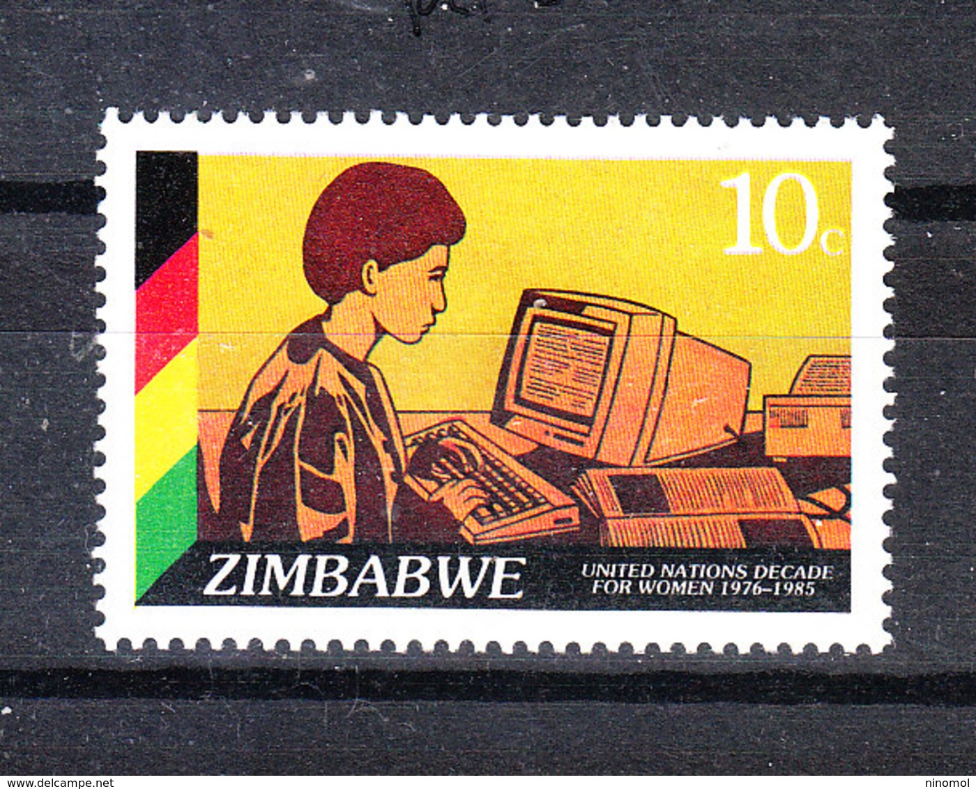 Zimbabwe - 1985. Operatrice Al Computer. Computer Operator. MNH - Altri & Non Classificati