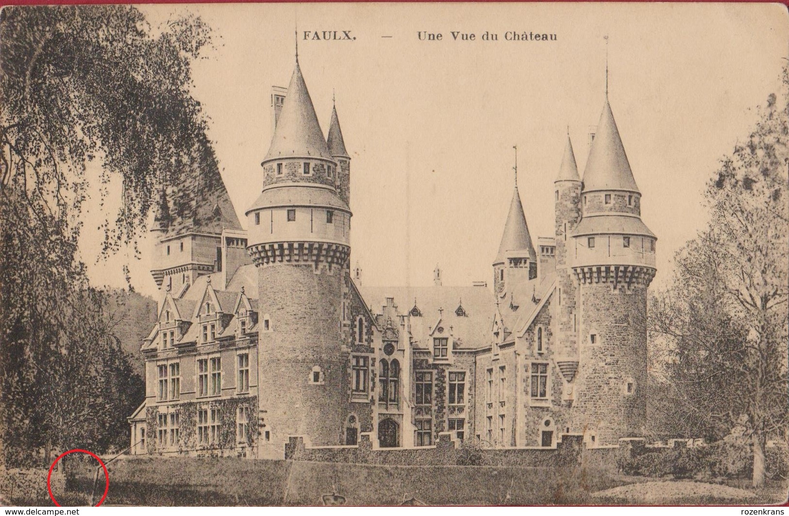 Faulx Une Vue Du Chateau Gesves Kasteel Province De Namur - Ottignies-Louvain-la-Neuve