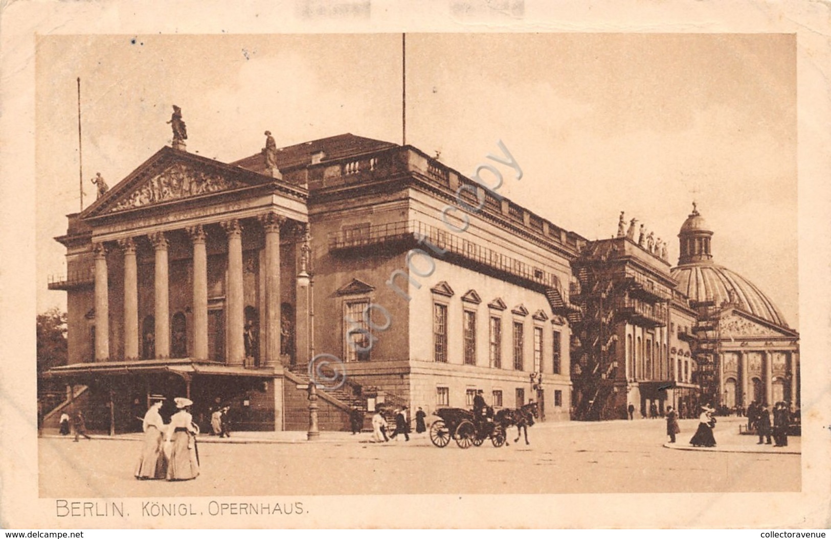 Cartolina Berlin Konigl. Opernhaus 1912 - Non Classificati