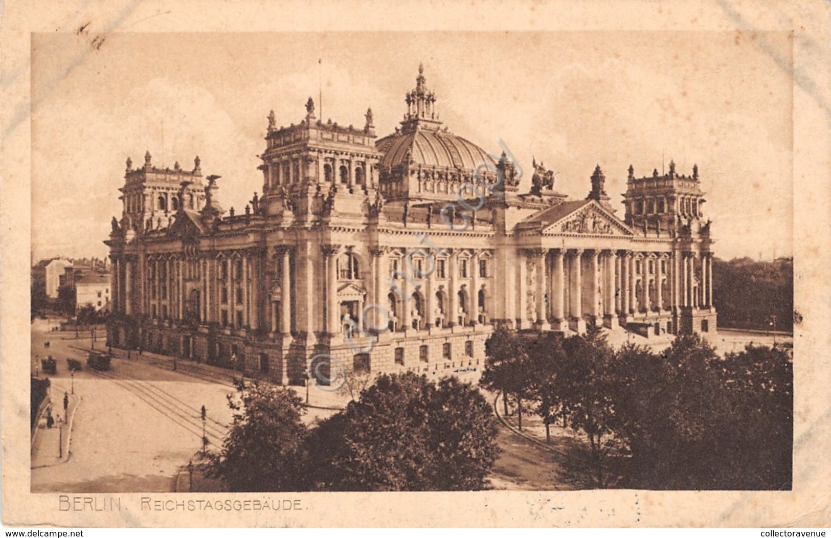 Cartolina Berlin Rechstagsgebaude 1912 - Non Classificati