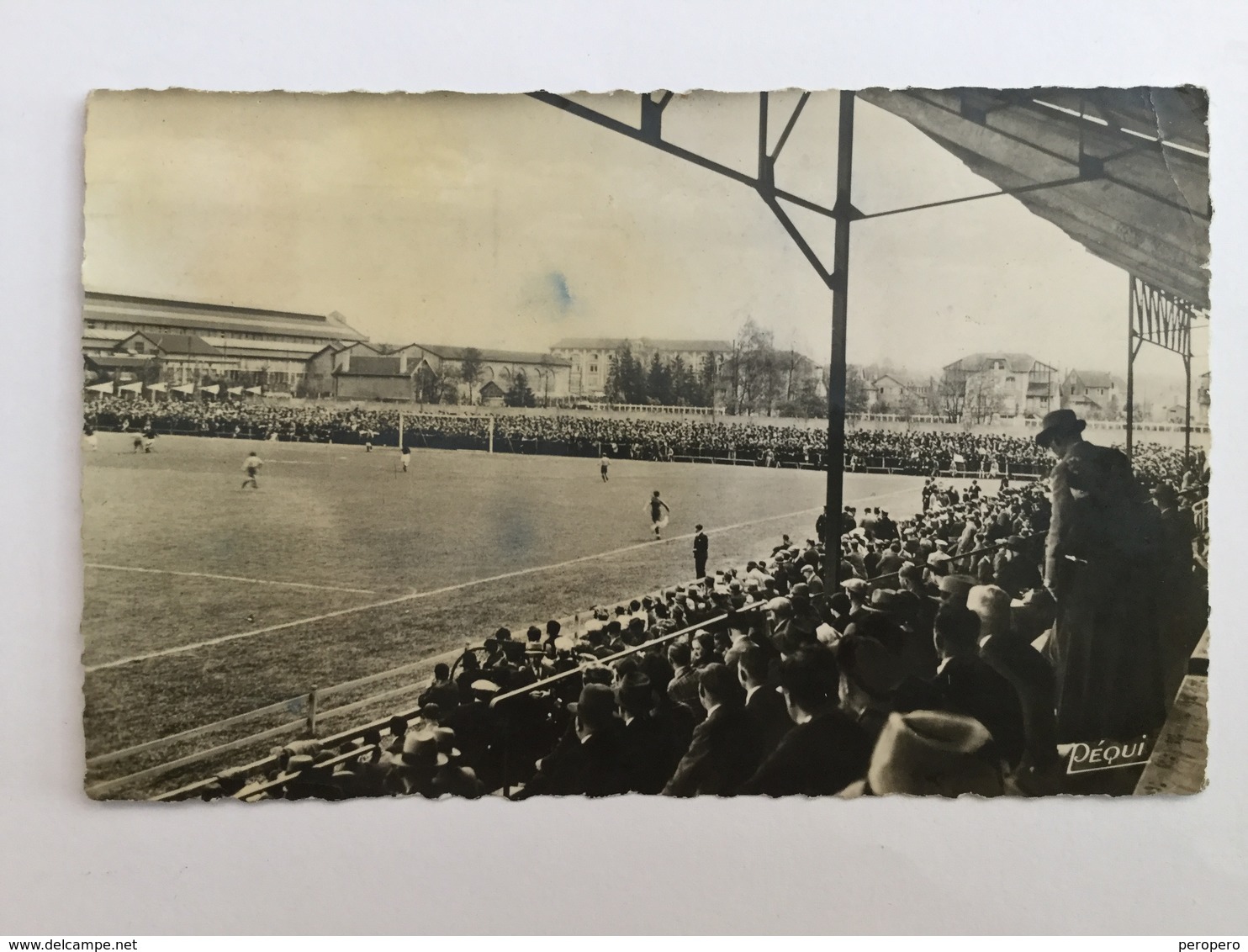 AK FRANCE SOCHAUX MONTBELIARD DOUBS STADIUM 1949. - Sochaux