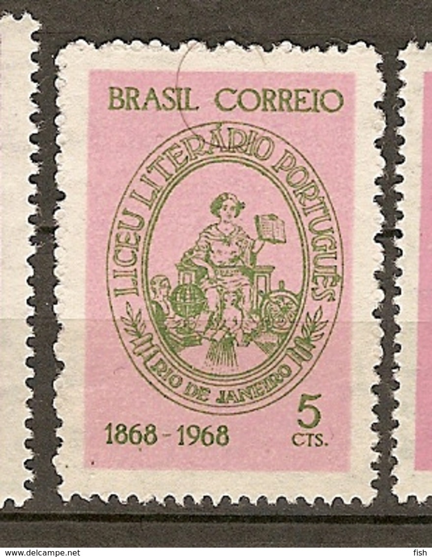 Brazil ** & 100 Years Of Literary Portuguese Lyceum In Brazil 1868-1968 (863) - Other & Unclassified