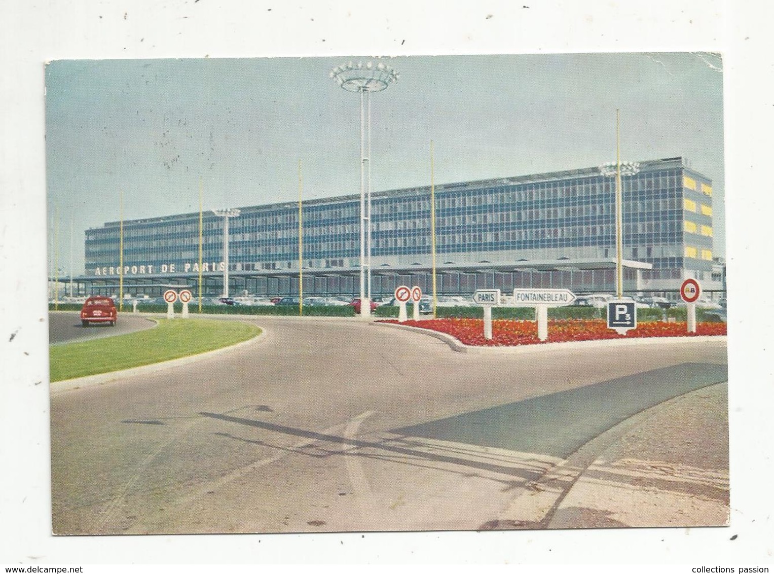 Cp, Aviation , AEROPORT D'ORLY ,  Voyagée 1970 - Aeródromos