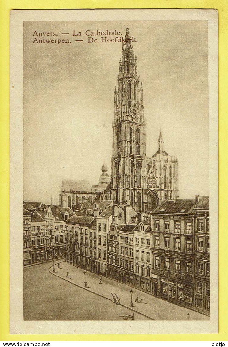 * Antwerpen - Anvers - Antwerp * (Chocolat Martougin) La Cathédrale, Hoofdkerk, Kathedraal, Rare, Old CPA - Antwerpen