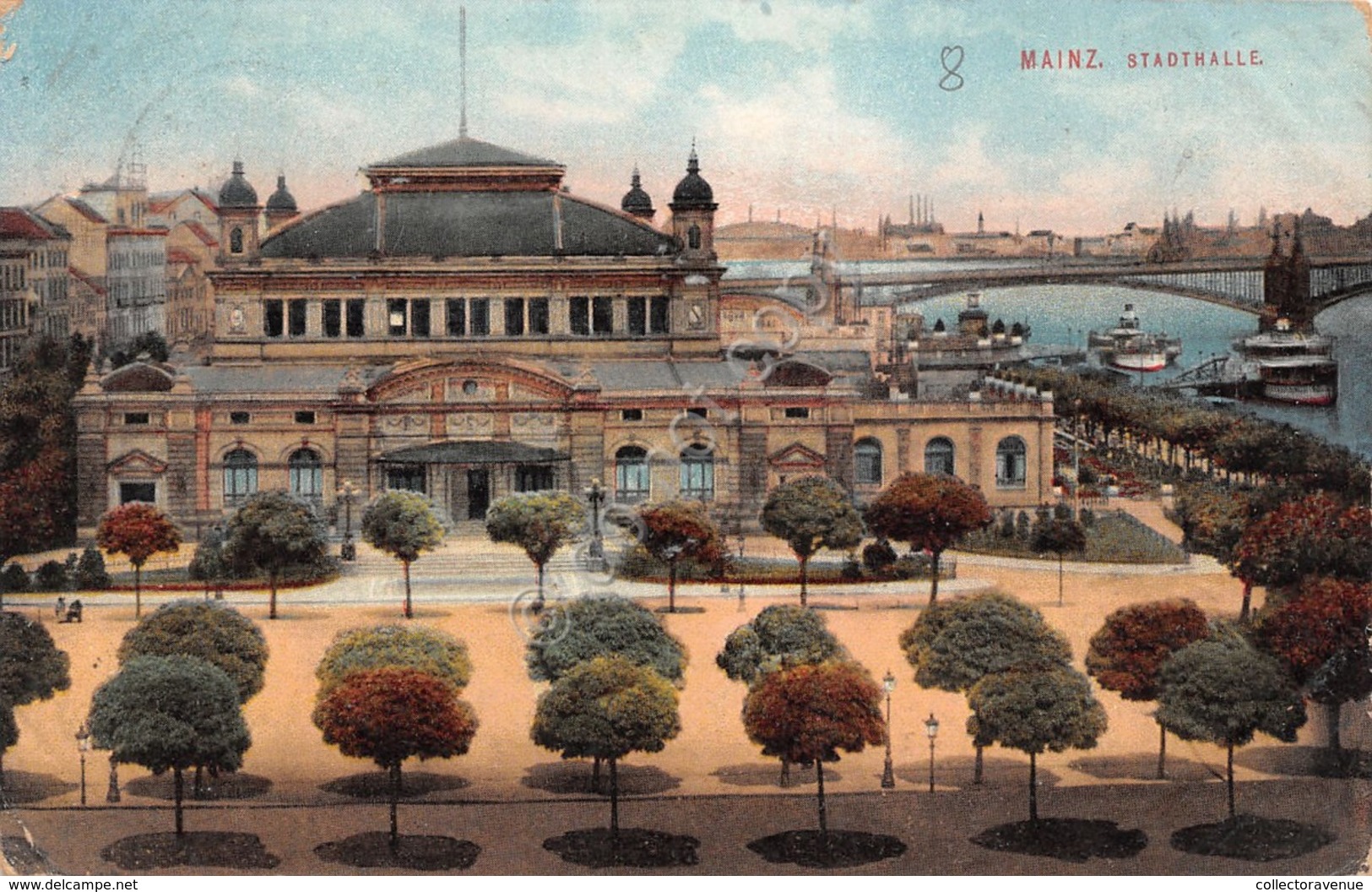 Cartolina Mainz Stadthalle 1912 - Non Classificati