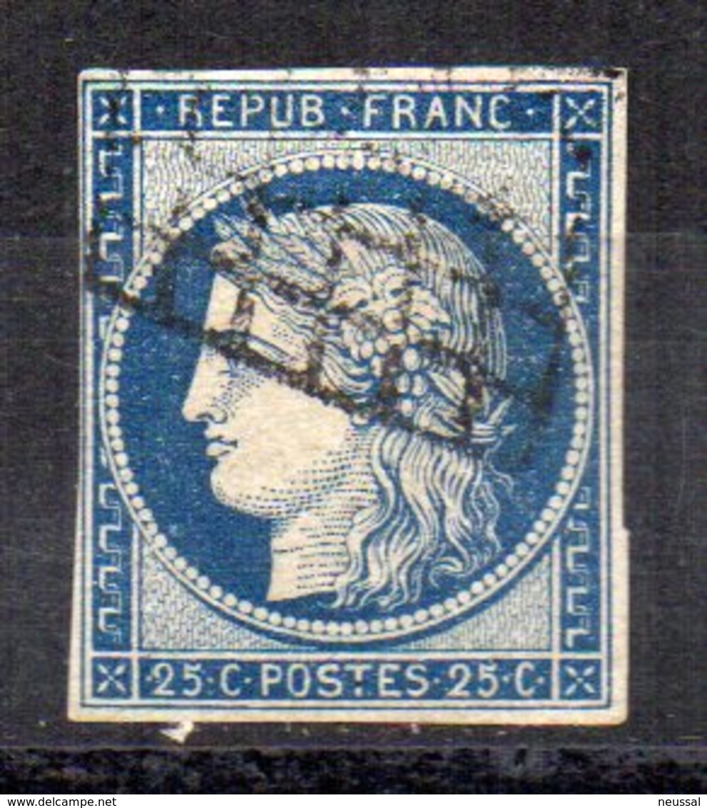 Sello Nº 4  Francia - 1849-1850 Ceres
